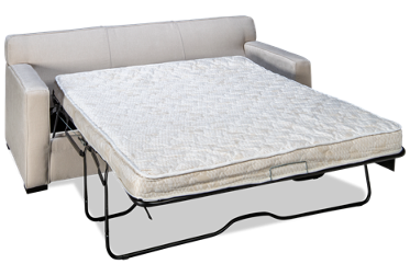 Aurora Queen Sleeper Sofa - Queen Memory Foam Mattress - Durable Kiln-Dried Frame - High-Resiliency Foam Cushions - Includes Two Toss Pillows