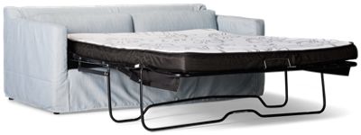 Catalina 2 Seat Slipcover Sleeper Sofa - Queen Sofa Bed - Memory Foam Mattress