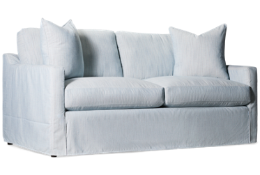Catalina 2 Seat Slipcover Sleeper Sofa - Queen Sofa Bed - Memory Foam Mattress