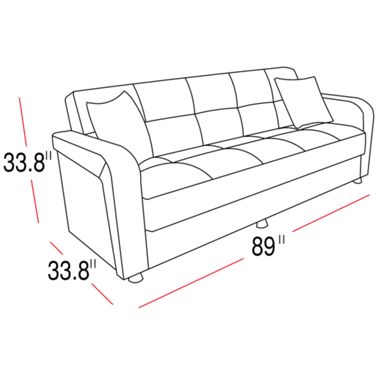 Istikbal Vision Istikbal Vision Convertible Sofa With Storage Jordan S Furniture