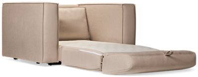 Doze Off Nv Twin Sleeper Chair - Twin-Size Mattress - Floor Futon Style - Loose Back Cushions