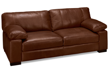 Dallas Leather 87" Sofa