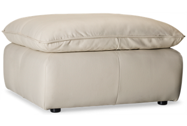 Beverly Leather Ottoman