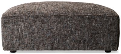 Burbank Bumper Ottoman - Contemporary Rectangular Profile - Cushy Top For Added Comfort - Durable 100% Polyester Fabric