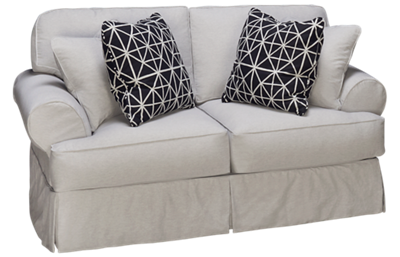 Rowe Addison Loveseat with Slipcover