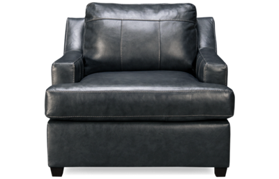 Kingston Leather Chair & 1/4