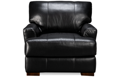 Gunner Leather Chair & 1/2