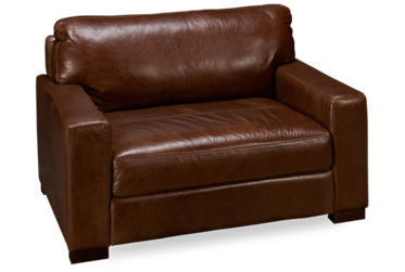 Pista Leather Chair & 1/2