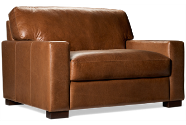 Pista II Leather Chair & 1/2