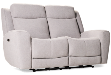 Apollo Dual Power Loveseat Recliner with Tilt Headrest