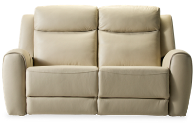 Bronco Leather Dual Power Loveseat Recliner