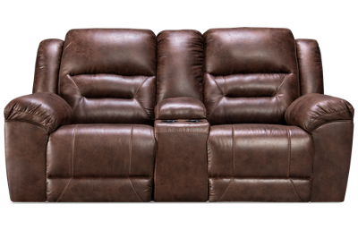 Stoneland Dual Power Loveseat Recliner with Console
