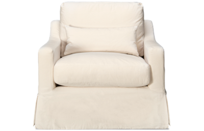 Peyton Swivel Chair with Slipcover