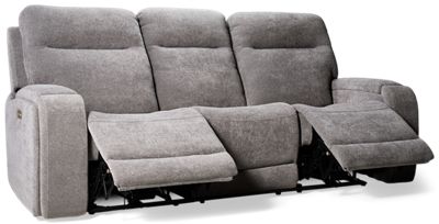 Echo Wave Dual Power Sofa Recliner - Tilt Power Headrest - Heat - Massage - Immersive Sound
