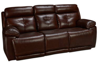 Archer Leather Dual Power Sofa Recliner with Tilt Headrest