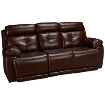 Archer Leather Dual Power Sofa Recliner with Tilt Headrest