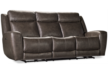 Apollo Leather Dual Power Sofa Recliner with Tilt Headrest