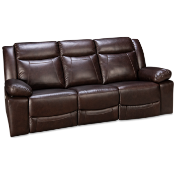 Dallas Leather Dual Power Sofa Recliner