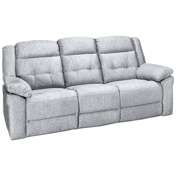 Steel Dual Power Sofa Recliner with Tilt Headrest