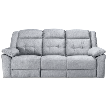 Steel Dual Power Sofa Recliner with Tilt Headrest