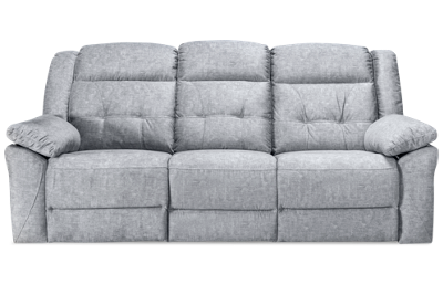 Steel Dual Power Sofa Recliner with Tilt Headrest