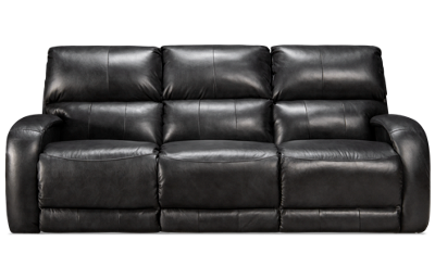 Fandango Leather Dual Power Sofa Recliner with Tilt Headrest