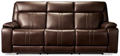 Game Time Dual Power Sofa Recliner - Tilt Power Headrest - Massage - Lumbar Support - Heat - Immersive Sound