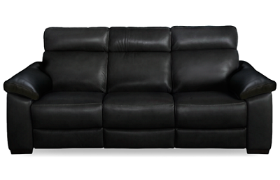 Estremo Leather Dual Power Sofa Recliner with Tilt Headrest