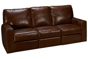 Energia Leather Dual Power Sofa Recliner