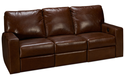 Soft Line Energia Leather Dual Power Sofa Recliner