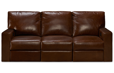 Energia Leather Dual Power Sofa Recliner