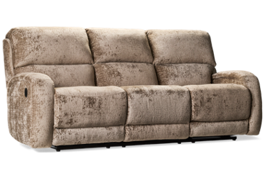 Fandango Sofa Recliner - Plush Tufted Seats - Cushioned Waterfall Backrest - Easy Side Pull Tabs