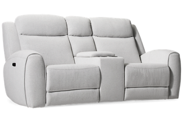 Bronco Dual Power Loveseat Recliner with Console