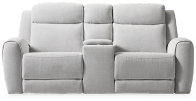 Bronco Dual Power Loveseat Recliner with Console
