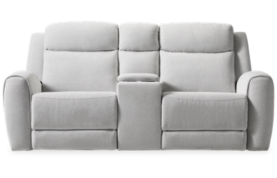 Bronco Dual Power Loveseat Recliner with Console