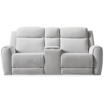 Bronco Dual Power Loveseat Recliner with Console