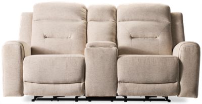 Juno Dual Power Loveseat with Tilt Headrest and Console
