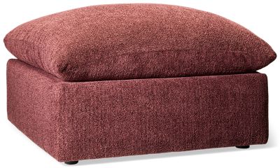 Harper Ottoman - Durable Polyester Upholstery - Rectangular Profile - Cushy Top - Versatile Comfort
