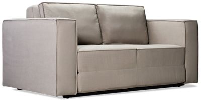 Doze Off Full Sleeper Loveseat - Full-Size Mattress - Quick Fold-Out - Loose Back Cushions
