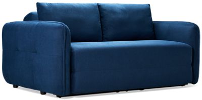 Catnap Nv Loveseat - Rounded Arms with Center Welt Trim - Full Sleeper Futon with Cozy Mattress