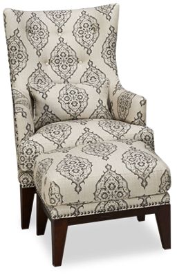 accent chair with ottoman