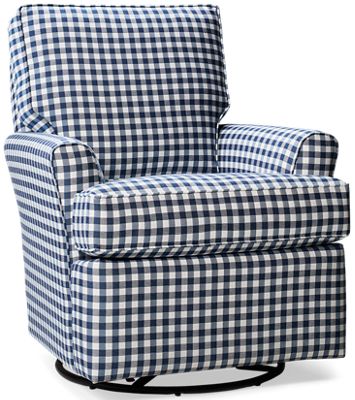 Daytona Swivel Glider - Easy Care Sunbrella Fabric - Flared Arms - Plush T-Back Cushion - Lasting Comfort Support