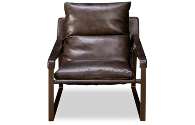 Morgan Leather Accent Chair