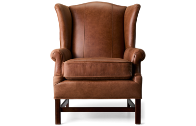 Custom Leather Accent Chair