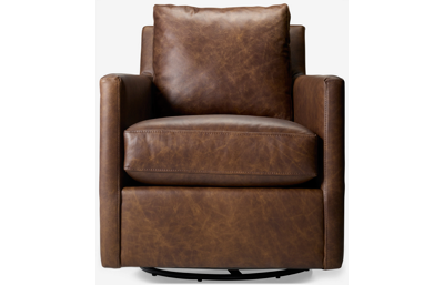 Jessica Leather Swivel Chair