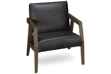 Modern Leather Accent Chair