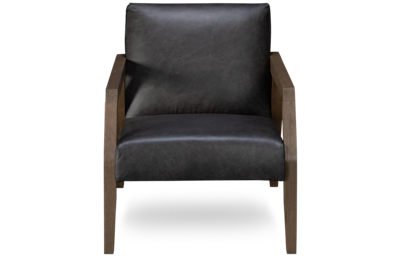 Modern Leather Accent Chair