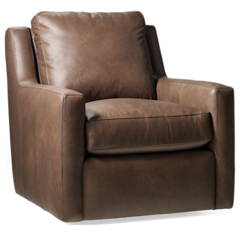 Design Series Leather Swivel Chair