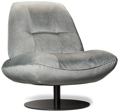 Portento Accent Swivel Chair - Luxuriously Soft Fabric - Contemporary Tufting - Enhanced Comfort