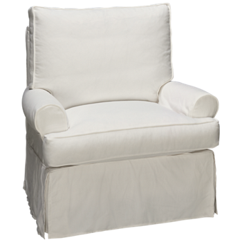 Sophie Accent Swivel Glider with Slipcover